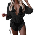 Women's Swimwear Set with Floral Design
