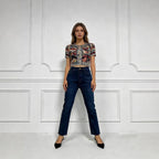 Women's High-Waisted Flared Jeans