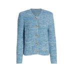 Women's Elegant Cardigan with Gold Buttons