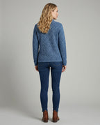 Women's Elegant Cardigan with Gold Buttons