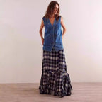 Women's Casual Denim Vest with Pockets