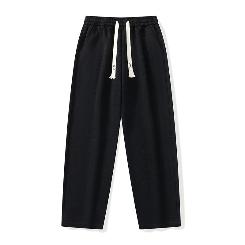 Women's Casual Pants with Elastic Waistband and Practical Side Pockets