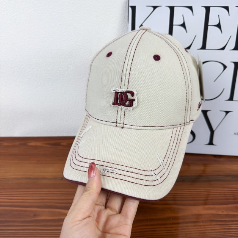 Men's Distressed Cotton Baseball Cap