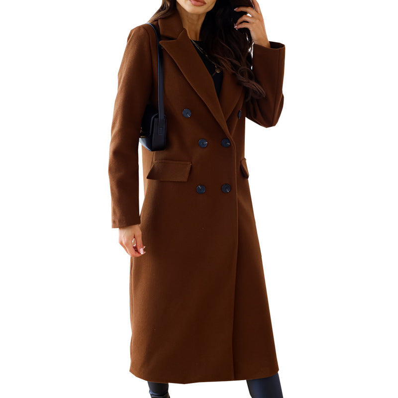Women's Elegant and Fashionable Wool Coat