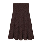 Women's Midi Skirt with Fine Eyelet Embroidery