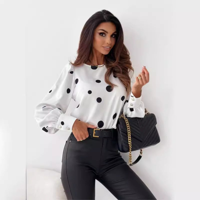 Women's Polka-Dot Blouse