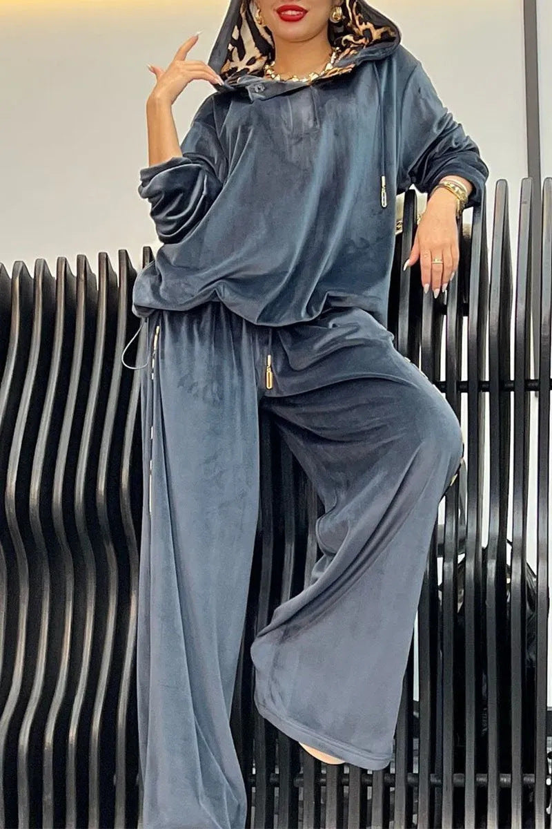 Women's Soft Velour Leisure Set