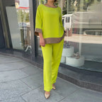Women's Fashionable Loose-Fit Lounge Set