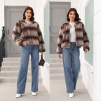 Elegant and Warm Faux Fur Jacket