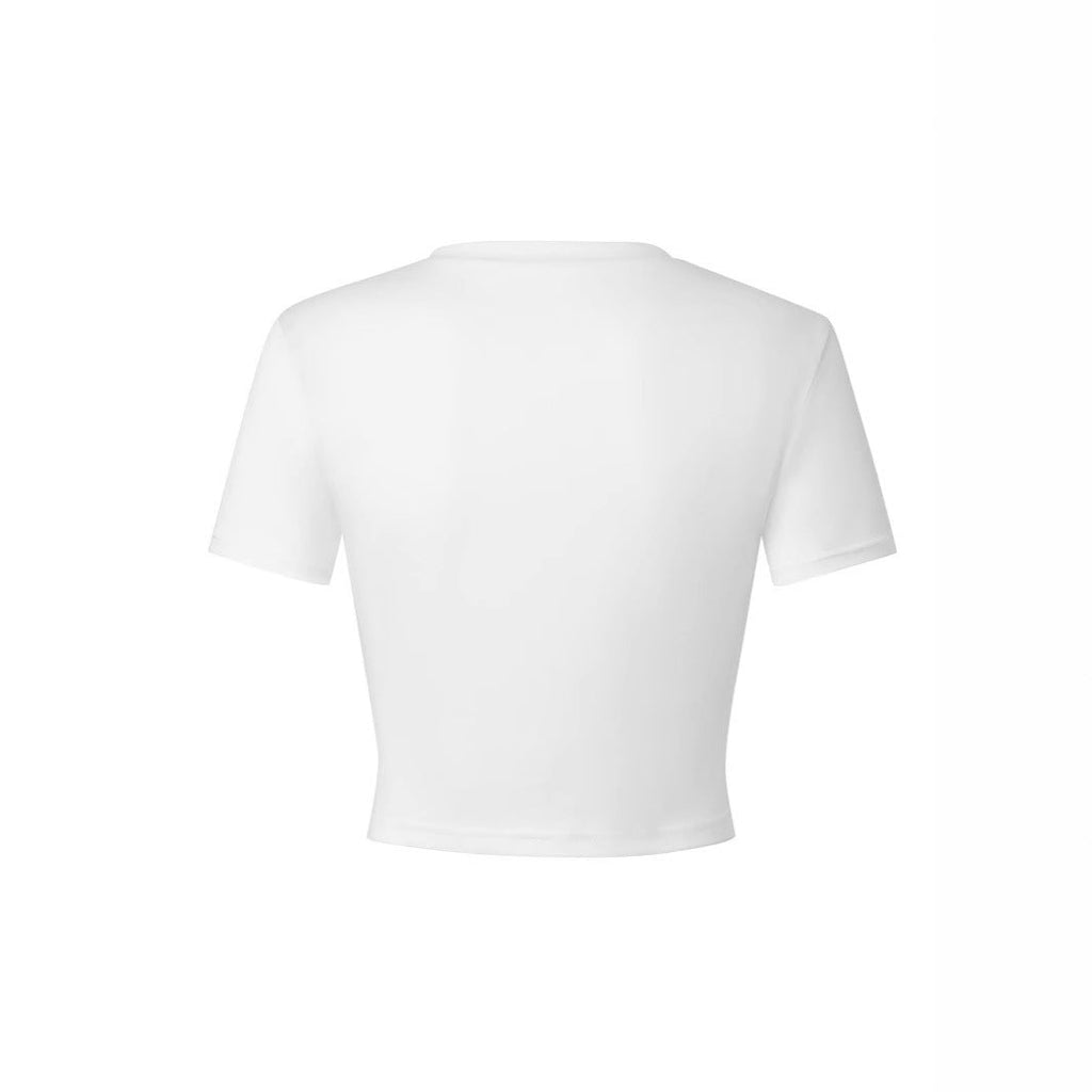 Women's Cherry Print Crop T-Shirt