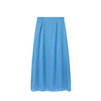 Women's High-Waisted Maxi Skirt with Side Slit