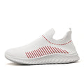 Women's Breathable Slip-On Sneakers with Elastic Upper and Flexible Ankle Support