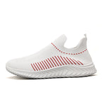 Women's Breathable Slip-On Sneakers with Elastic Upper and Flexible Ankle Support