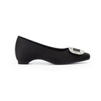 Women's Ballet Flats with Elegant Buckle