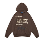 Women's Casual Hoodie with Trendy Lettering