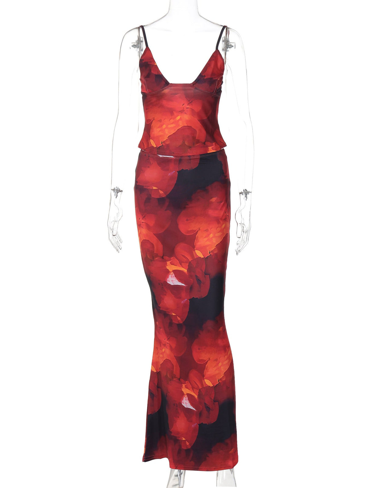 Women's Elegant and Form-Fitting Leopard Print Set