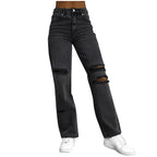 Women's Destroyed Jeans