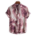 Women's Short-Sleeve Shirt with Watercolor Design