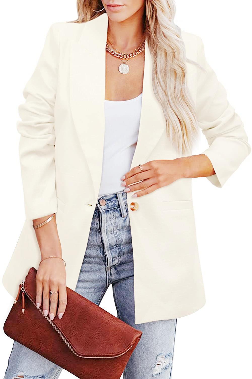 Elegant Casual Blazer with Two Pockets