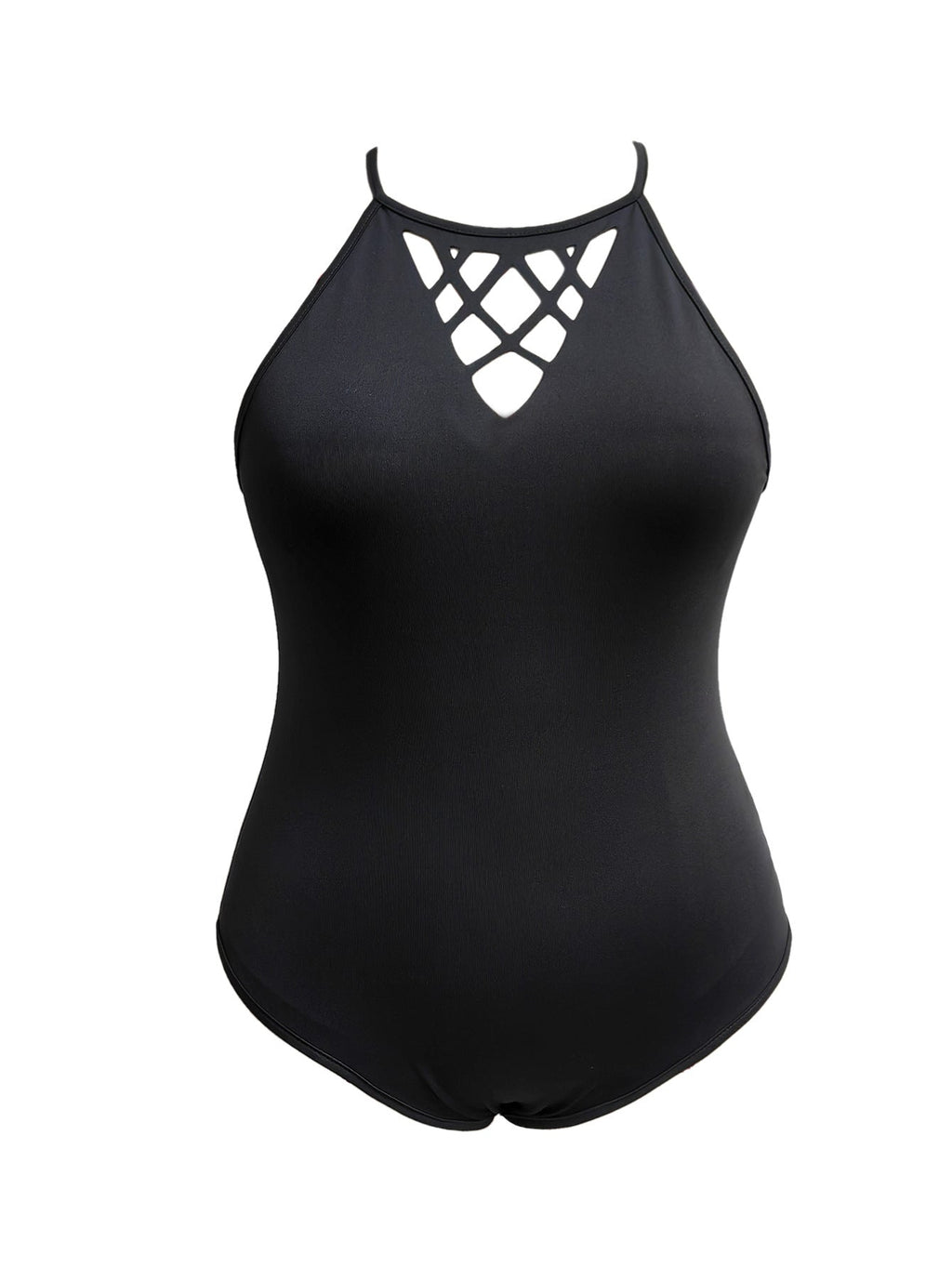 Women's Swimsuit with Refined Back Cut-Out