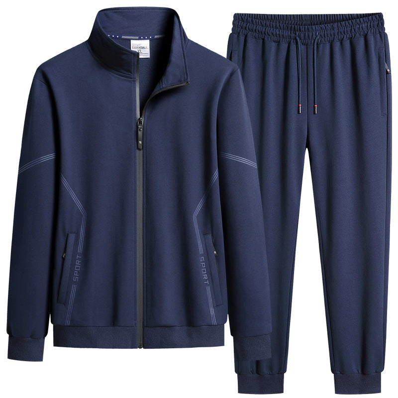 Men's Performance Zip-Front Track Jacket and Jogger Set