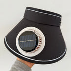 Lightweight Foldable Sunshade with Integrated Solar Module and Quiet Fan Kalsten