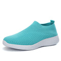 Women's Breathable Slip-On Sneakers with Elastic Upper