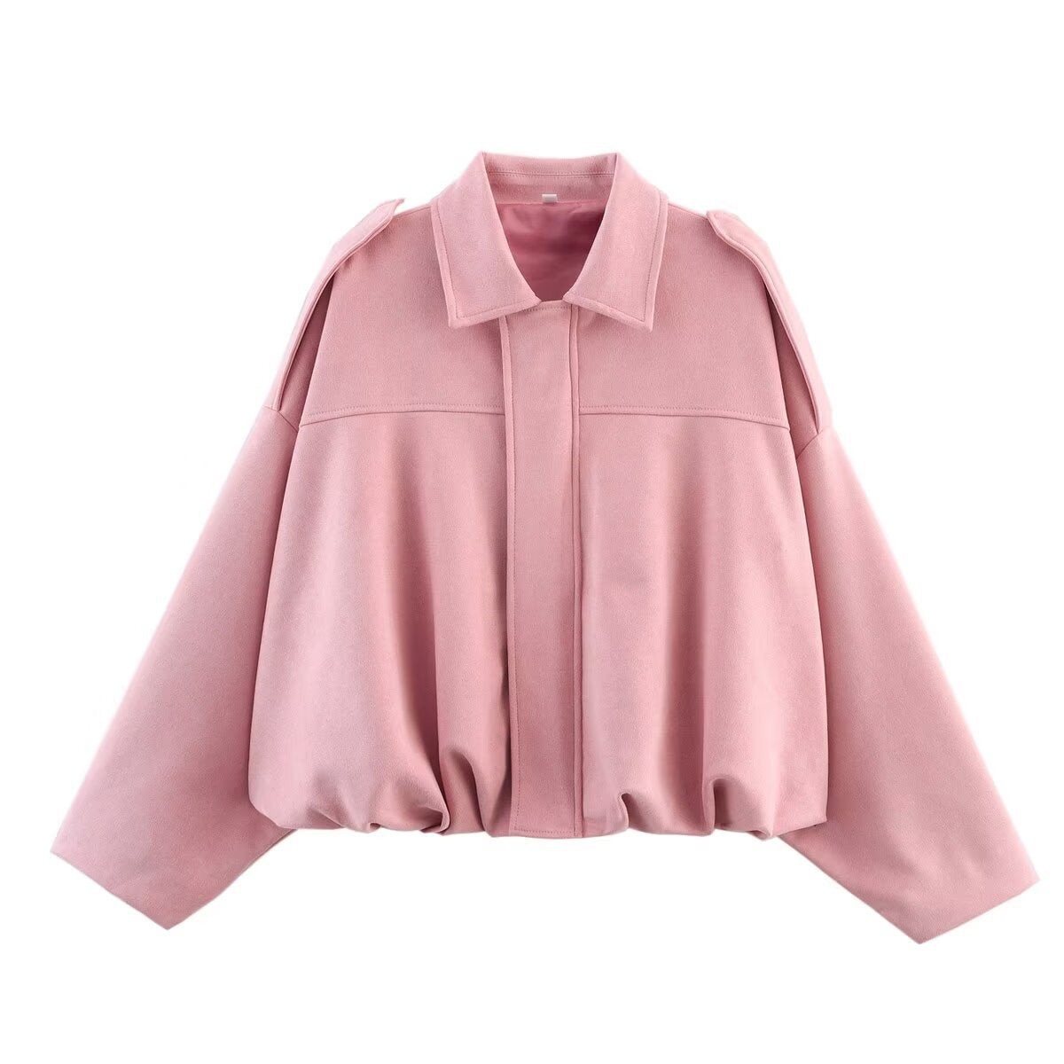 Elegant Oversized Jacket with Refined Cut