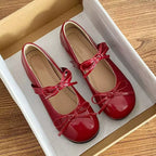 Women's Ballet Flats with Decorative Bows and Comfortable Footbed