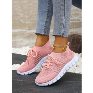 Women's Breathable Sport Sneakers with Elastic Cuff