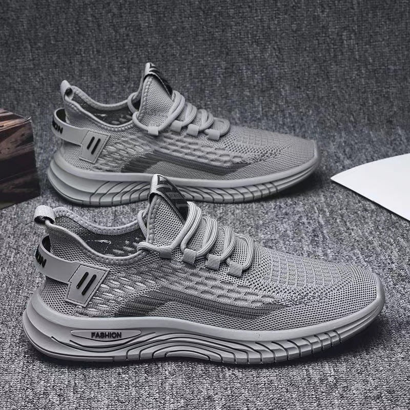 Women's Breathable Sports Sneakers with Elastic Upper and Cushioning Sole
