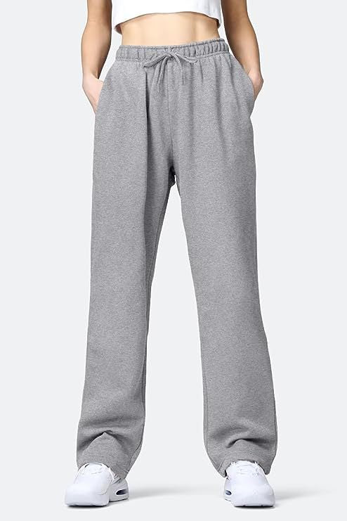 Women's Comfortable Sports Pants with Elastic Waistband and Pockets