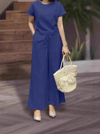 Women's Casual Wide-Cut Two-Piece Set