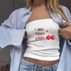 Women's Bandeau Top with Sporty France Design