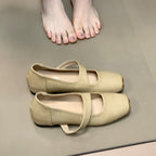 Women's Ballet Flats with Elastic Strap