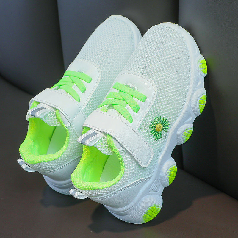 Women's Breathable Comfort Sneakers with Practical Hook-and-Loop Fastener