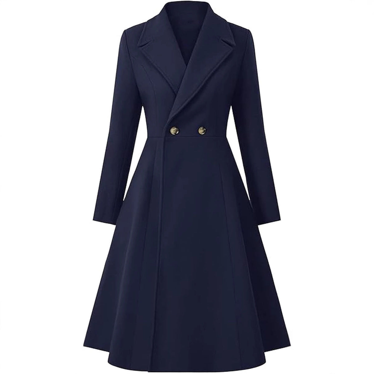 Women's Elegant Oversized Double-Breasted Coat