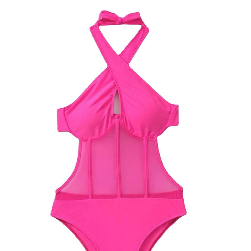Women's Swimsuit with Sheer Inserts