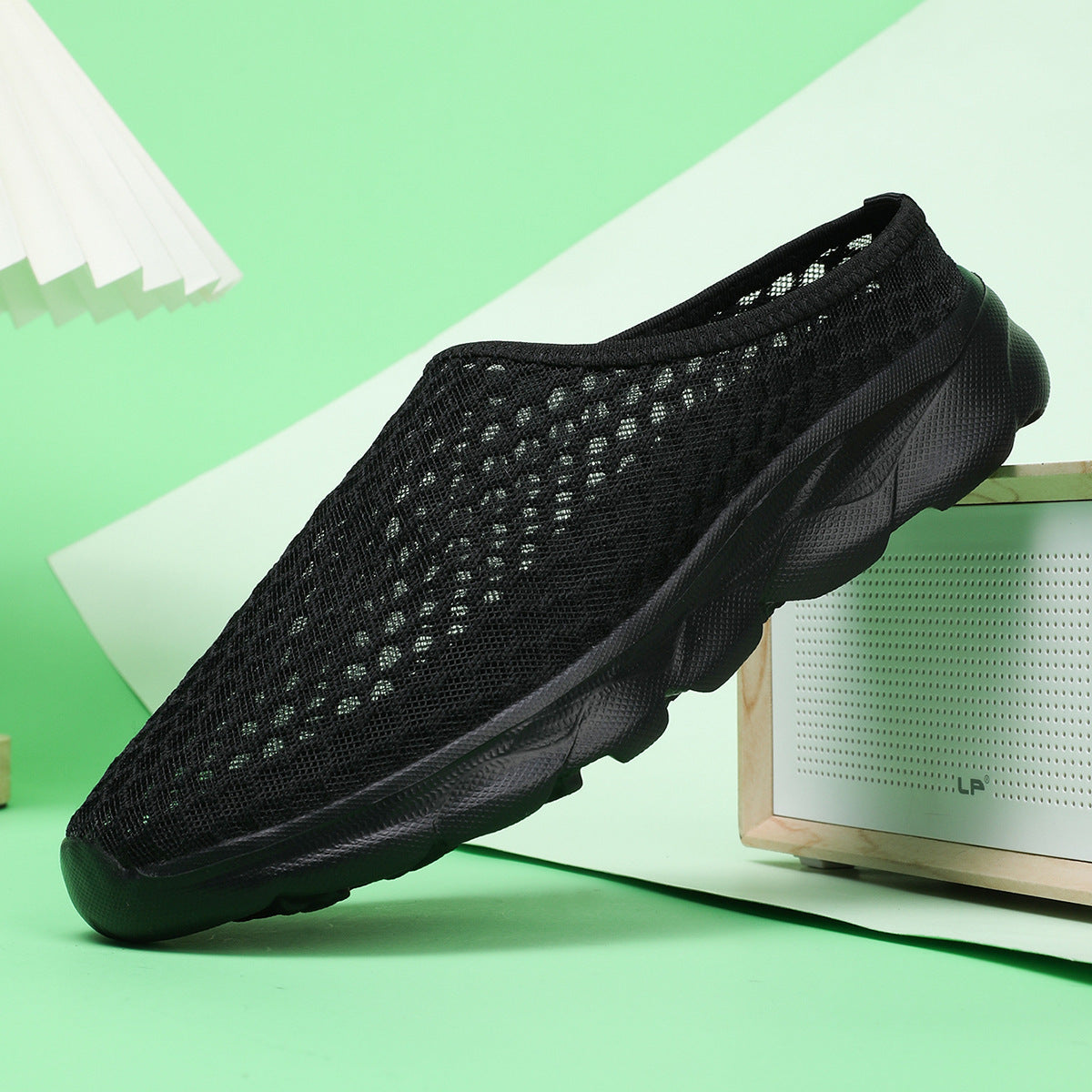 Women's Breathable Slip-On Sports Shoes with Flexible Mesh Design