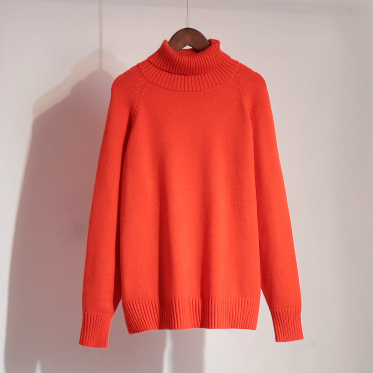 Women's Fine Knit High-Neck Pullover