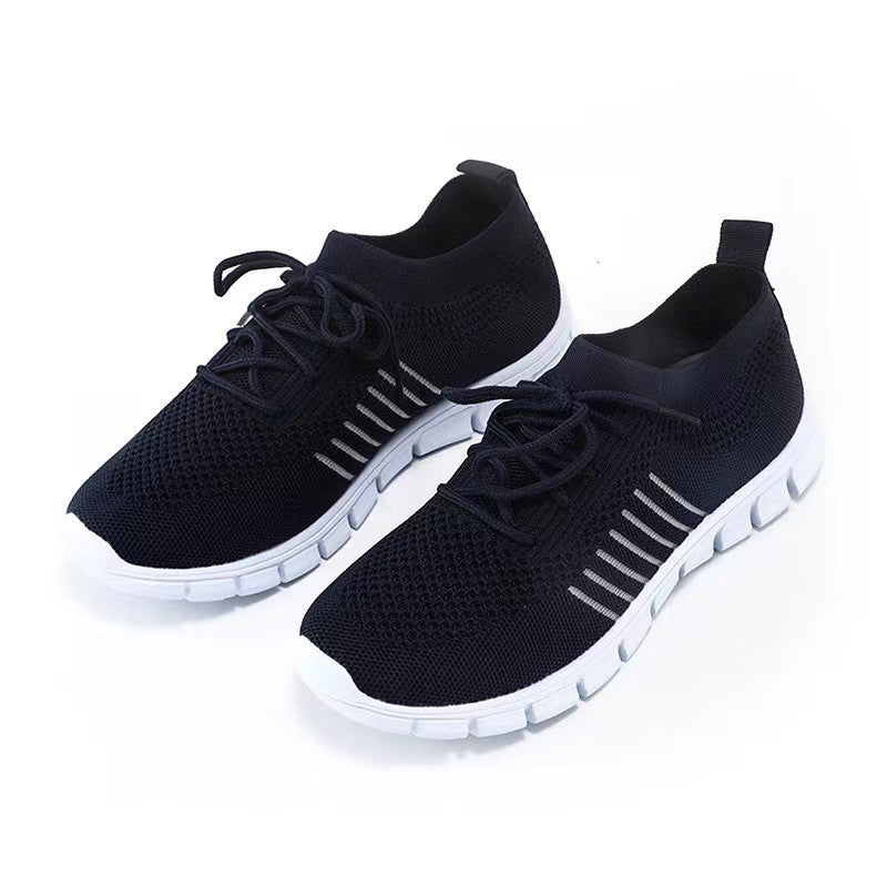 Women's Breathable Sport Sneakers with Elastic Cuff