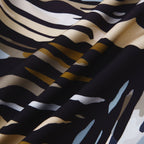 Women's Short-Sleeve Shirt with Modern Abstract Design