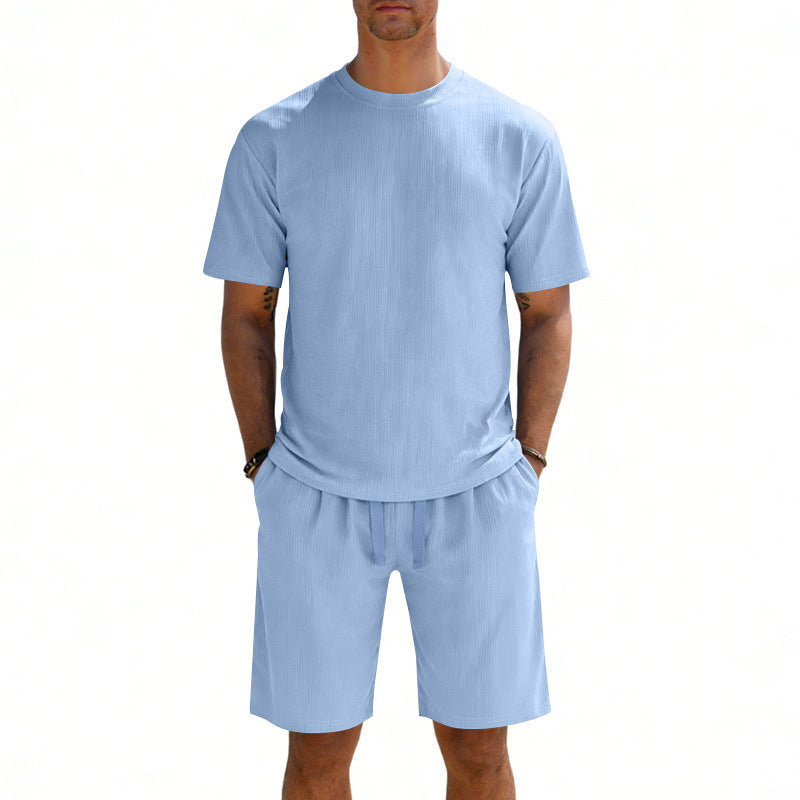 Men's Short-Sleeve Shirt and Bermuda Combination
