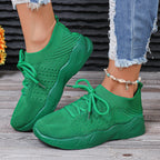 Women's Breathable Slip-On Sports Shoes with Flexible Upper