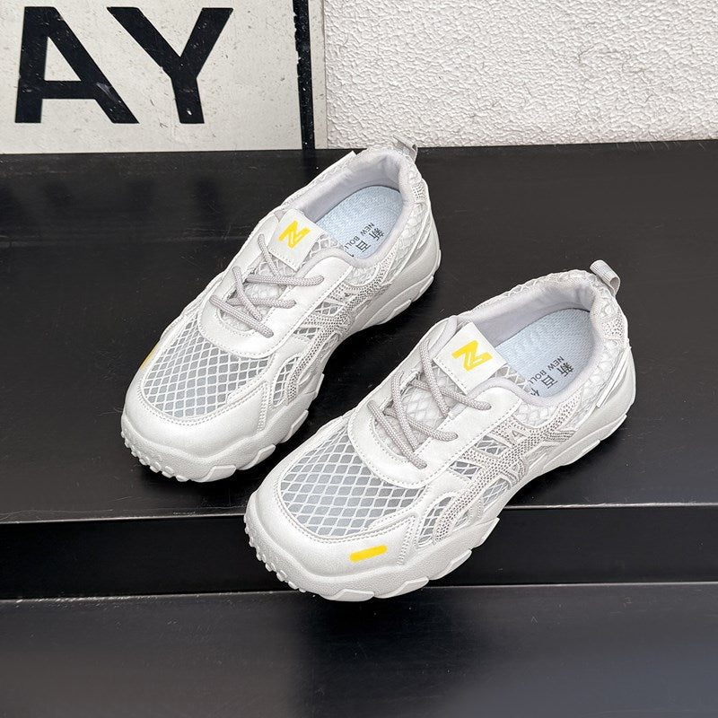 Women's Breathable Casual Sneakers with Non-Slip Outsole and Stable Construction