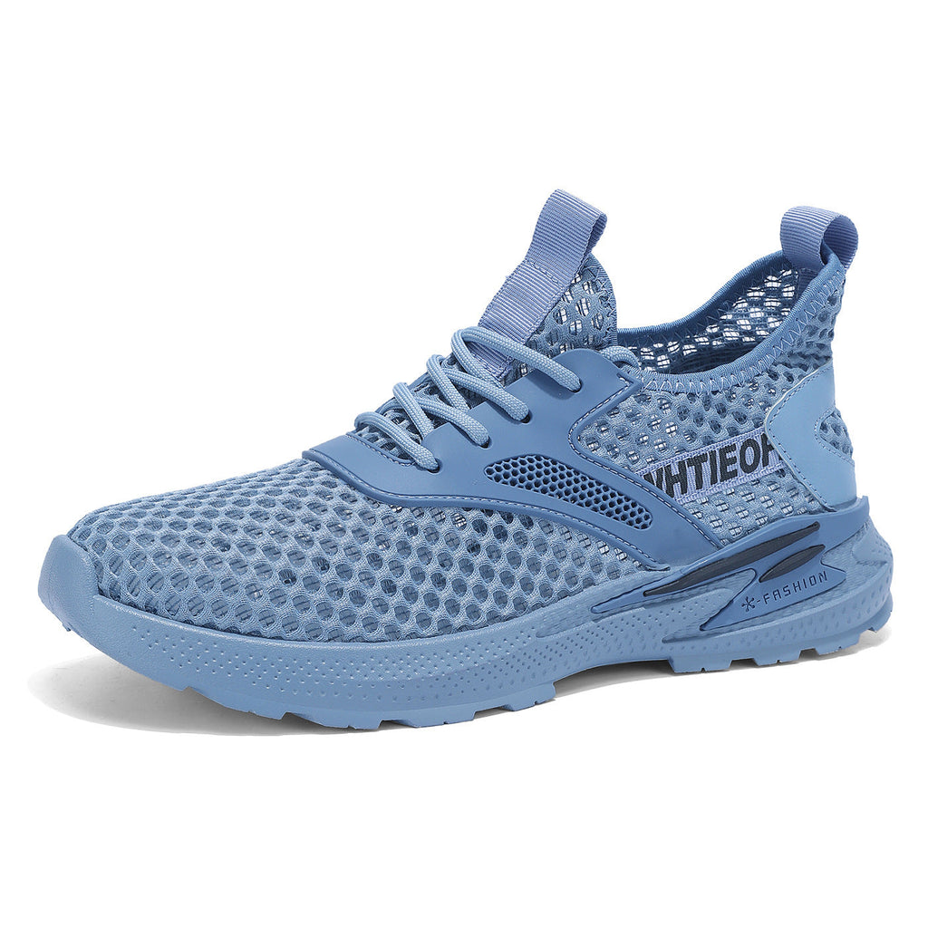 Women's Breathable Sports Sneakers with Flexible Sole and Non-Slip Tread