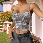 Women's Sleeveless Camouflage Top
