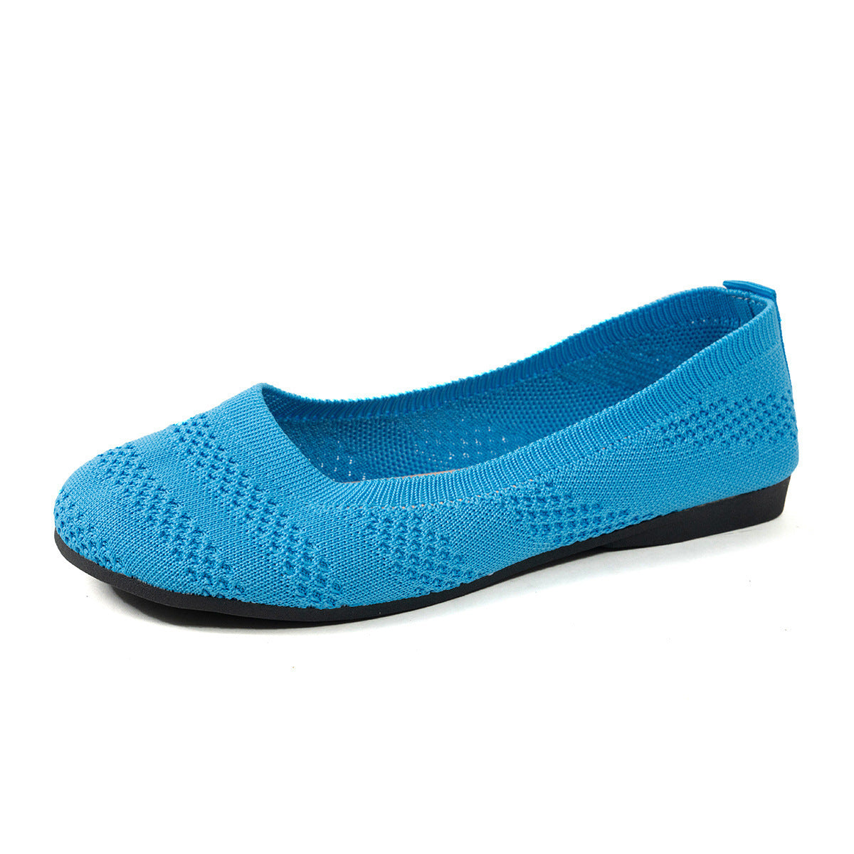 Women's Knit Ballet Flats with Non-Slip Sole