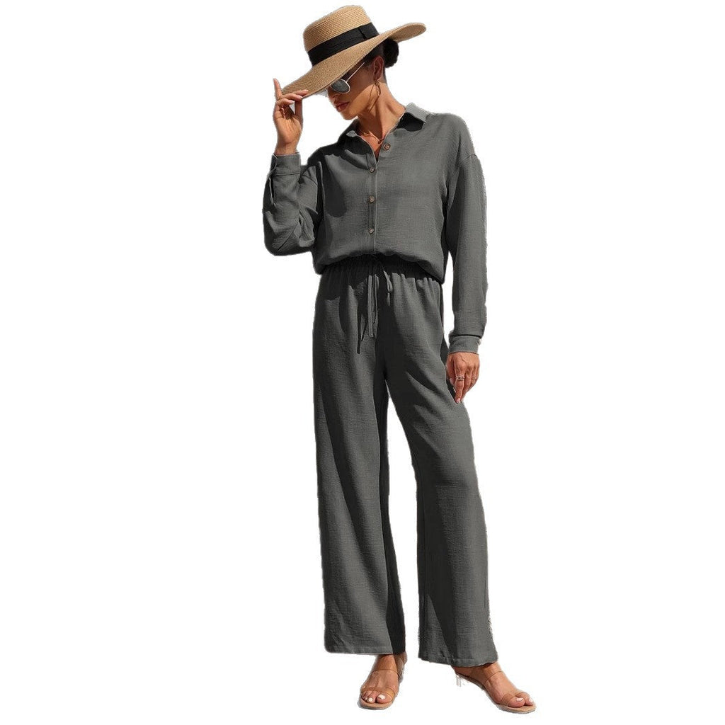 Women's Elegant Two-Piece Set with Relaxed Fit