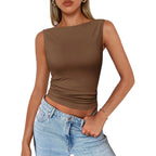 Women's Slim-Fit Sleeveless Top
